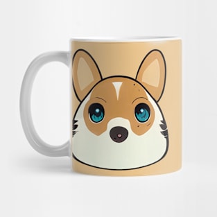 A cute corgi's face Mug